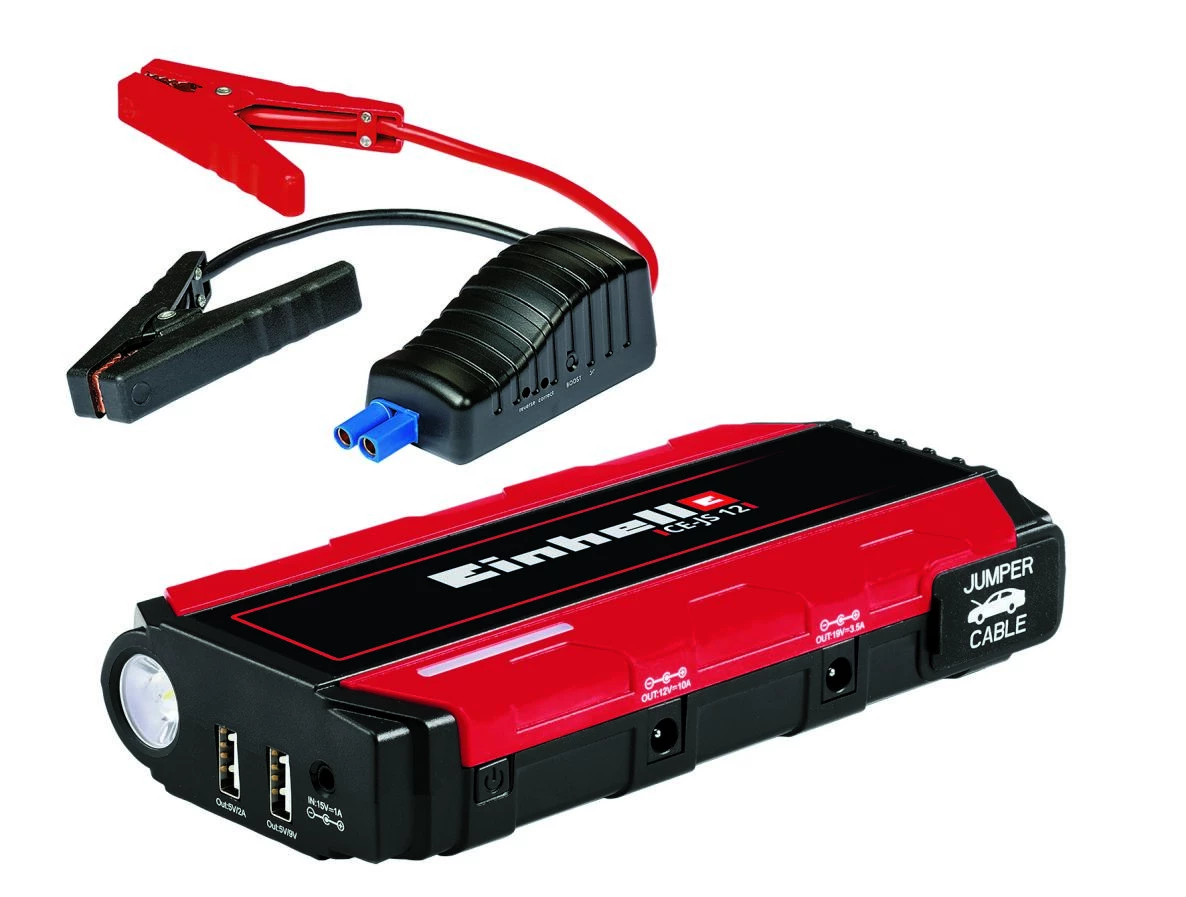 Einhell Booster De Batterie 1091521 CE-JS 12 Powerbank / Aide Au Démarrage 3 Einhell Booster De Batterie 1091521 CE-JS 12 Powerbank / Aide Au Démarrage – Image 3
