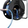 Brennenstuhl Enrouleur De Tuyaux D'air/d'eau 1127030 Dévidoir D'air Comprimé Profi 20m De Tuyau Ø 9/15mm Fixation DIN
