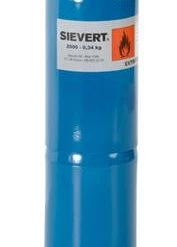 Sievert Soudage/Chalumeaux 200019 Bouteille De Gaz 340G Sans Robinet Ni Crochet, Remplie Et Rechargeable