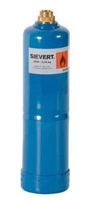 Sievert Soudage/Chalumeaux 200019 Bouteille De Gaz 340G Sans Robinet Ni Crochet, Remplie Et Rechargeable 1 Sievert Soudage/Chalumeaux 200019 Bouteille De Gaz 340G Sans Robinet Ni Crochet, Remplie Et Rechargeable