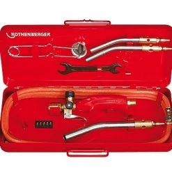 Rothenberger Soudage/Chalumeaux 31090 Jeu De Soudure TURBOPROP, 12-15-18 Mm, Sans Régulateur, En Coffret Acier