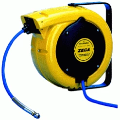 Zeca Enrouleur De Tuyaux D'air/d'eau 800.014 813/10 Enrouleur De Tuyau Pour Air Comprimé Et Eau 9 M