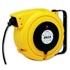 Zeca Enrouleur De Tuyaux D'air/d'eau 800450 X4 Bobine De Câble 15 M 230 Volt