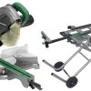 HIKOKI Scie à Onglet Manuelle C8FSEUAWZ Scie à Onglet Avec Support De Coupe - 216 / 1 050 W