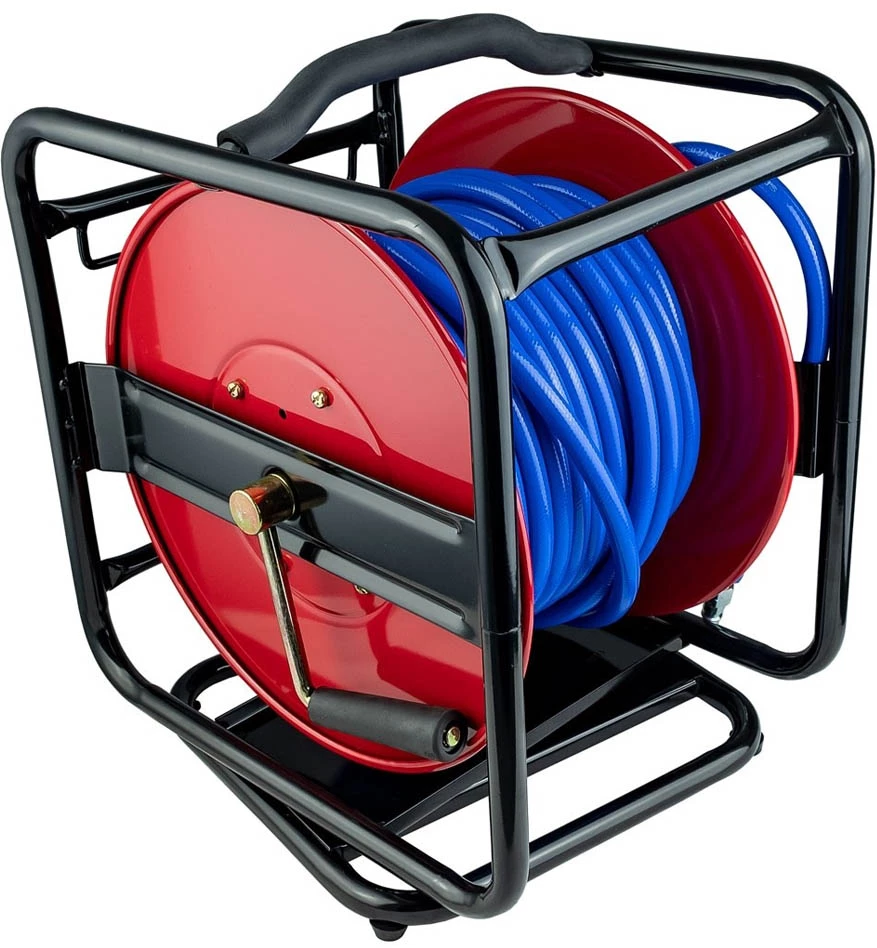 Senco Enrouleur De Tuyaux D'air/d'eau Enrouleur De Tuyau De 30 Mtr 8 Mm 2 Senco Enrouleur De Tuyaux D'air/d'eau Enrouleur De Tuyau De 30 Mtr 8 Mm – Image 2
