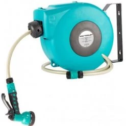 Metal Works Enrouleur De Tuyaux D'air/d'eau HAW01220 Enrouleur Tuyau D'arrosage 20 M