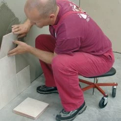 Raimondi Siège Ergonomique Pour Carreleur RA383TRI Chaise à Carreaux Napoleone